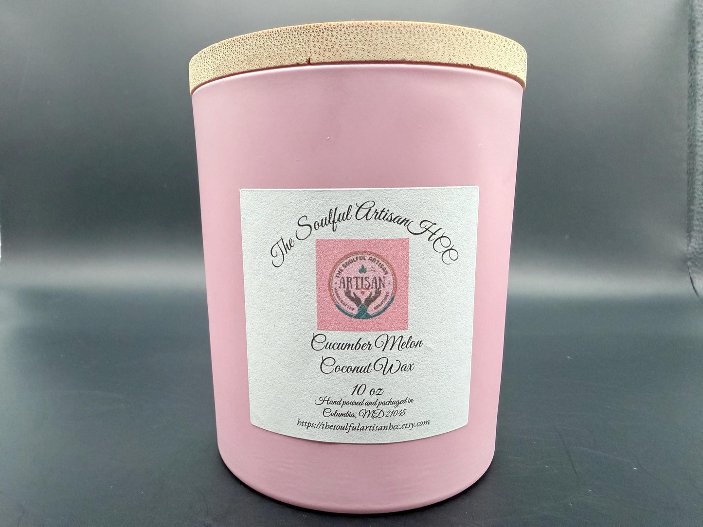 Cucumber Melon Coconut Wax Candles