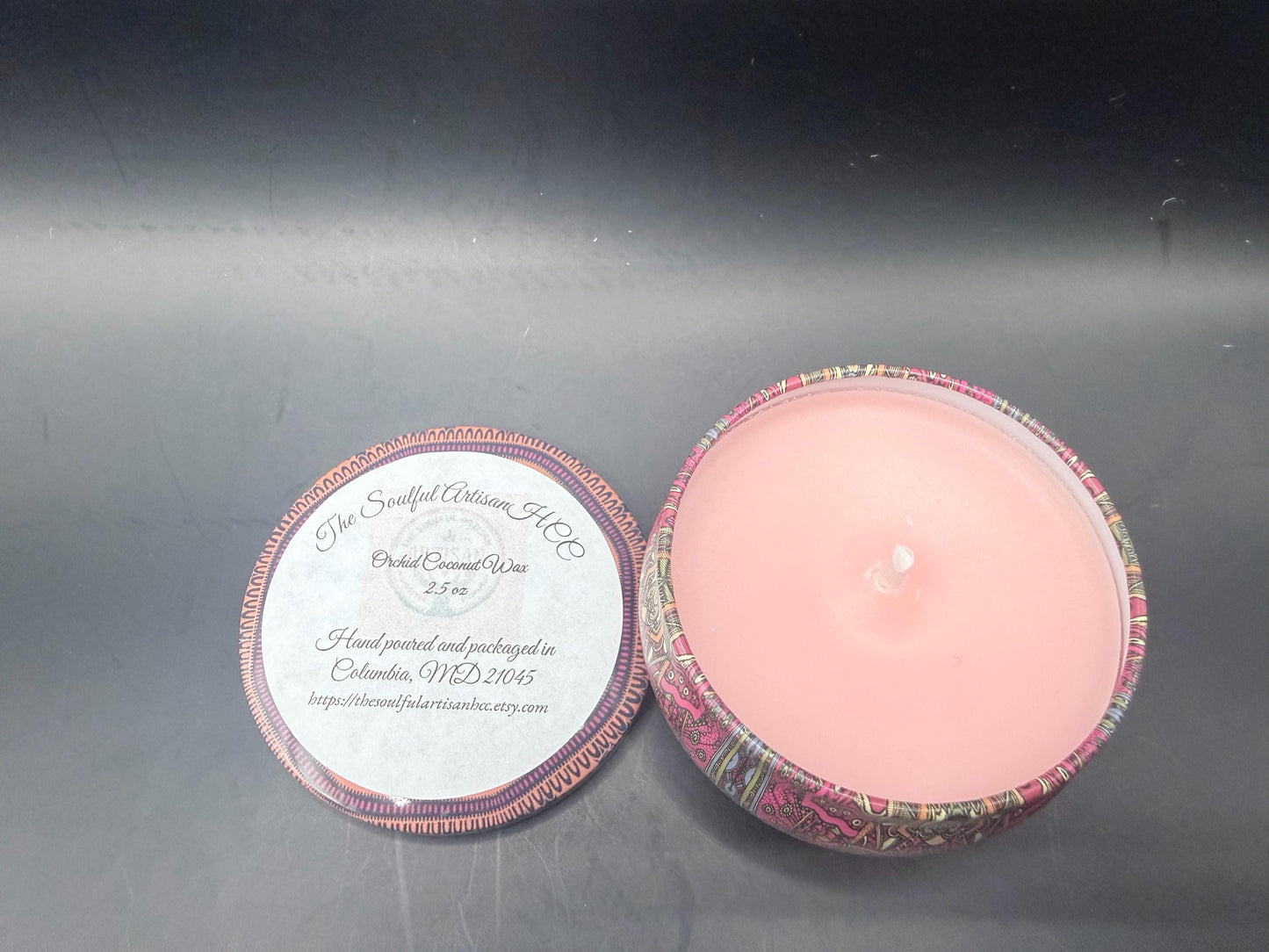 Orchid Coconut Wax Candle