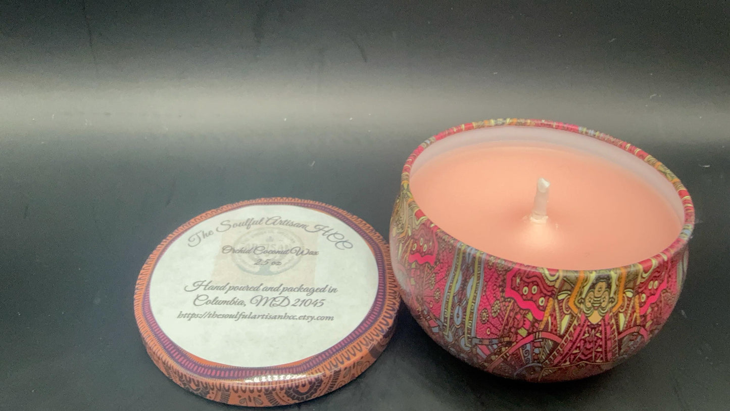 Orchid Coconut Wax Candle