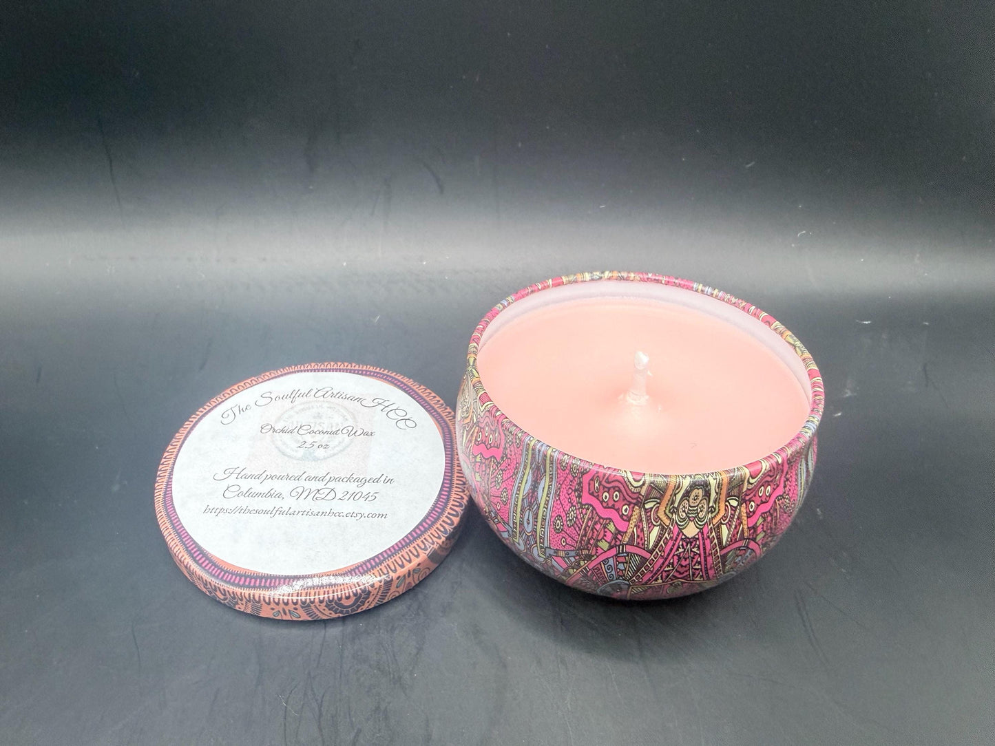 Orchid Coconut Wax Candle
